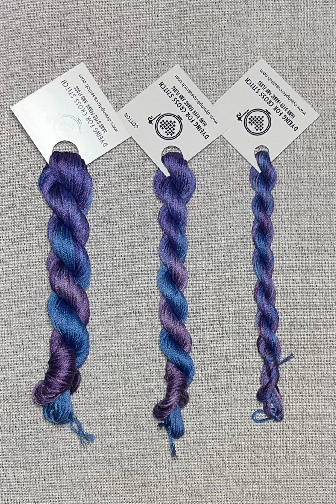 Cotton hand dyed floss - Just a Fairy Tale