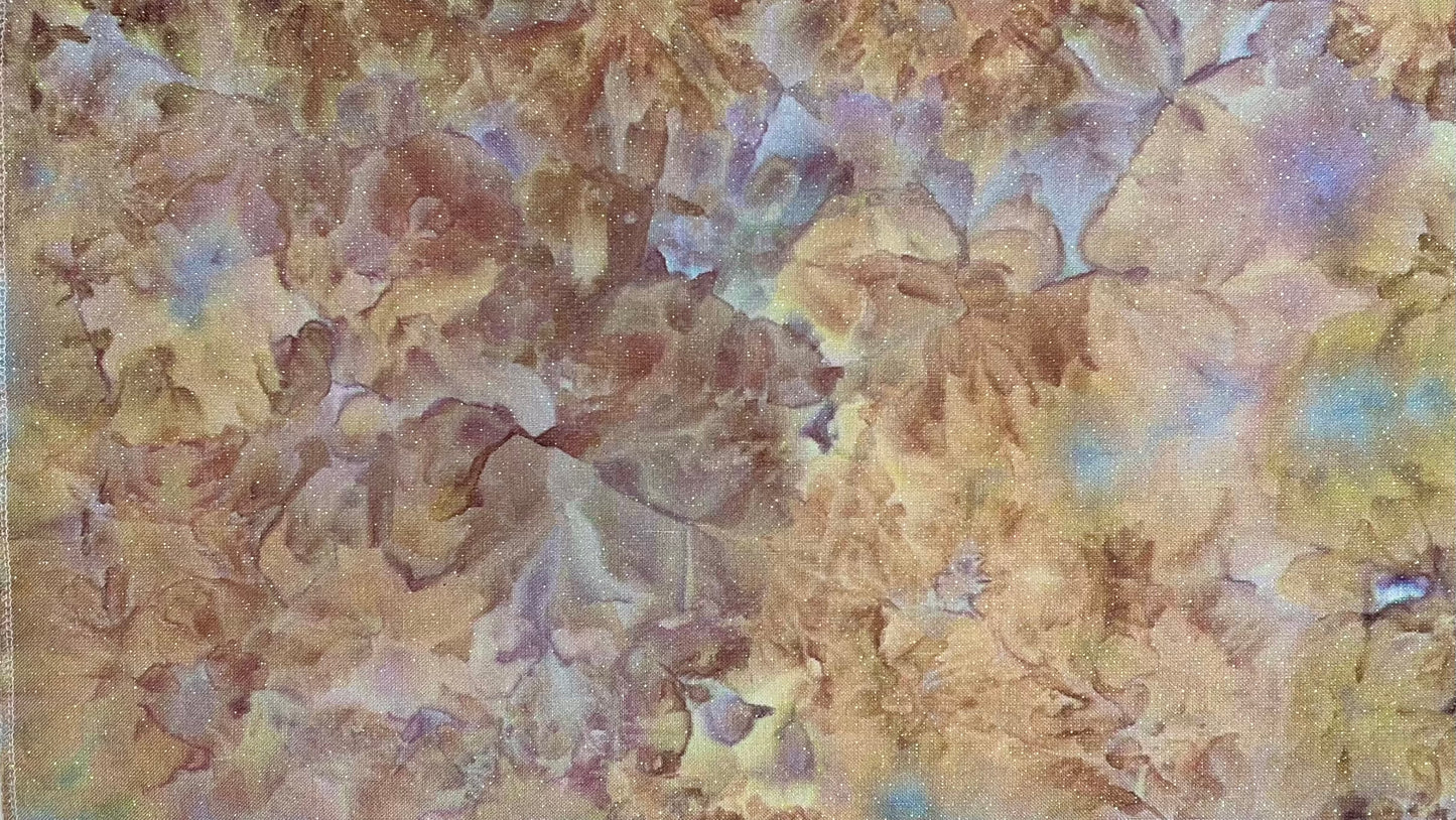28ct opal linen - 18x27 - Ice Dyed 7