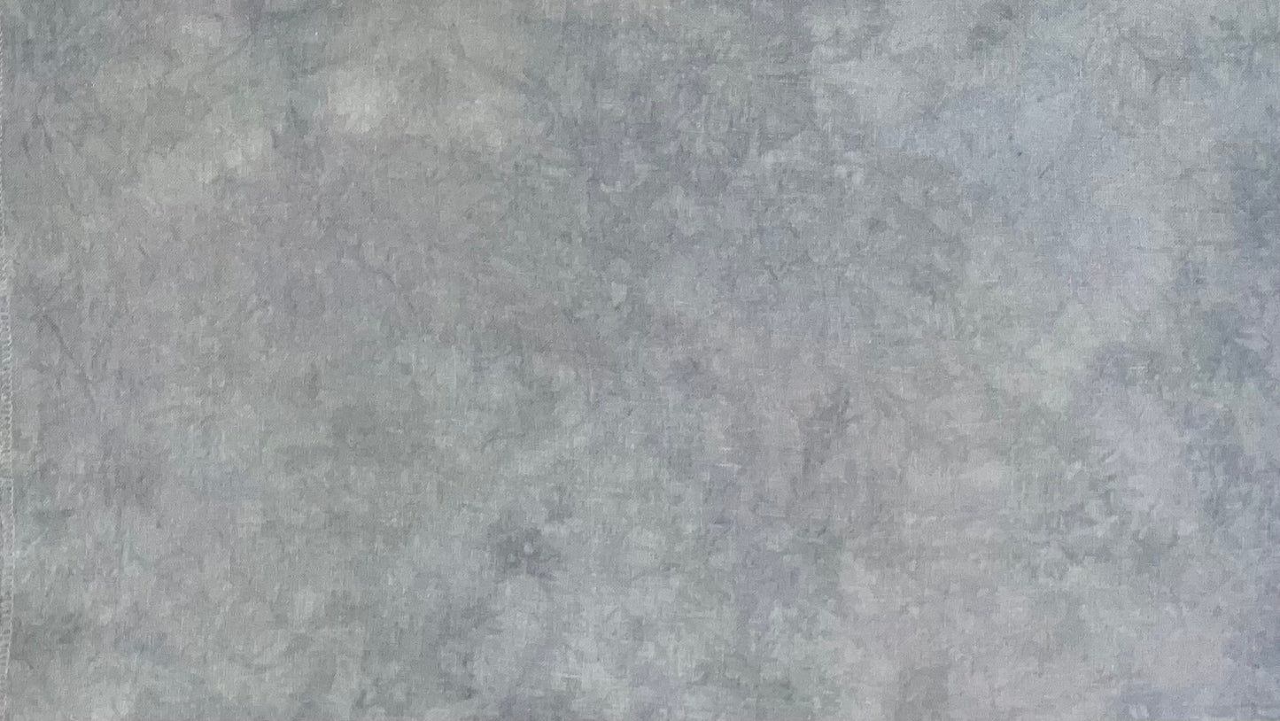 28ct linen misfit - Fat Quarter - Grays & Purples - dye spot