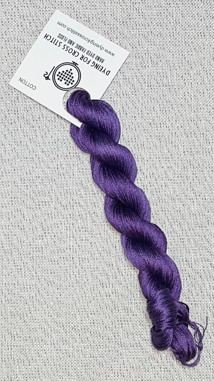 Cotton hand dyed floss - Concord