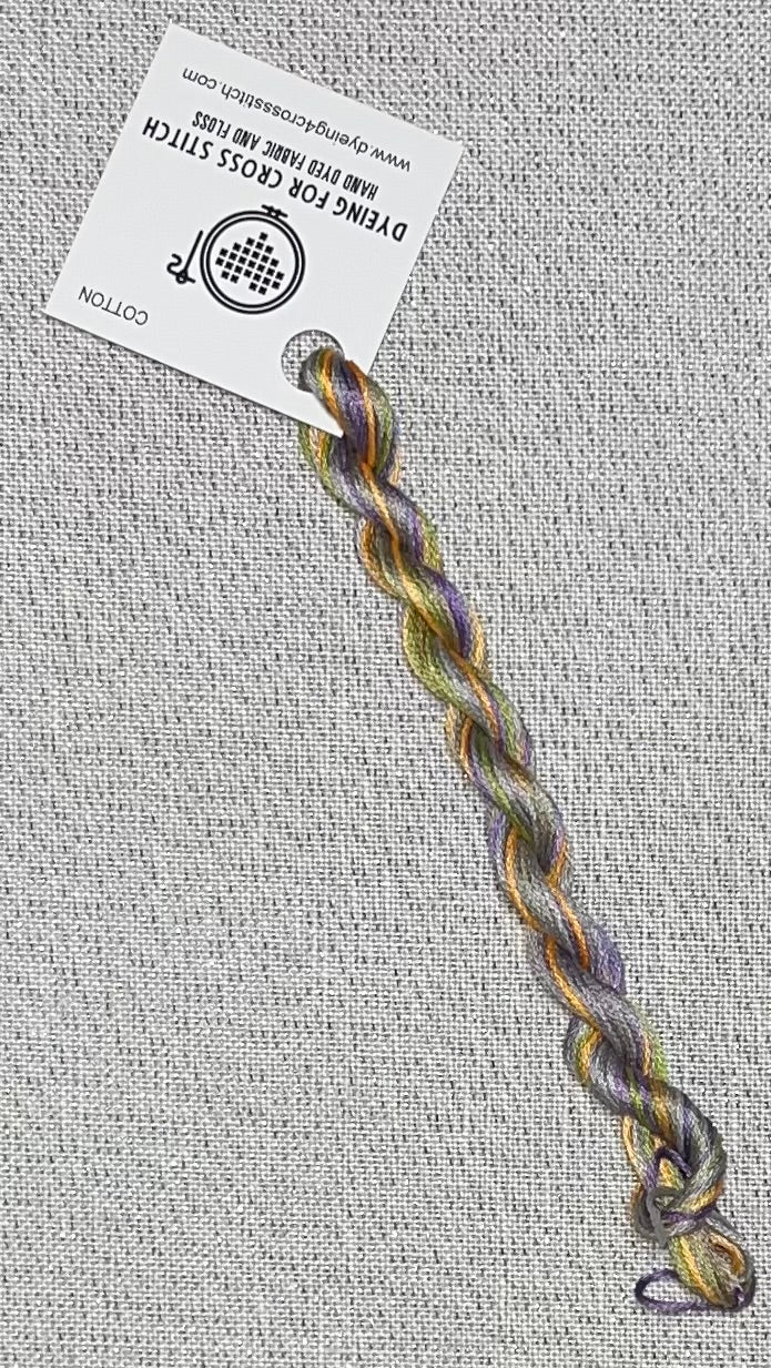 Cotton hand dyed floss - Toil & Trouble