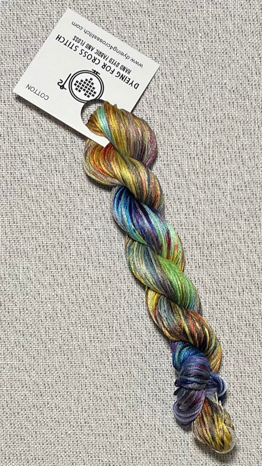 Cotton hand dyed floss - Ice Dyed - Solo 16