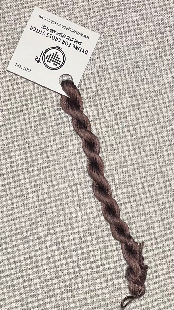 Cotton hand dyed floss - Kobicha