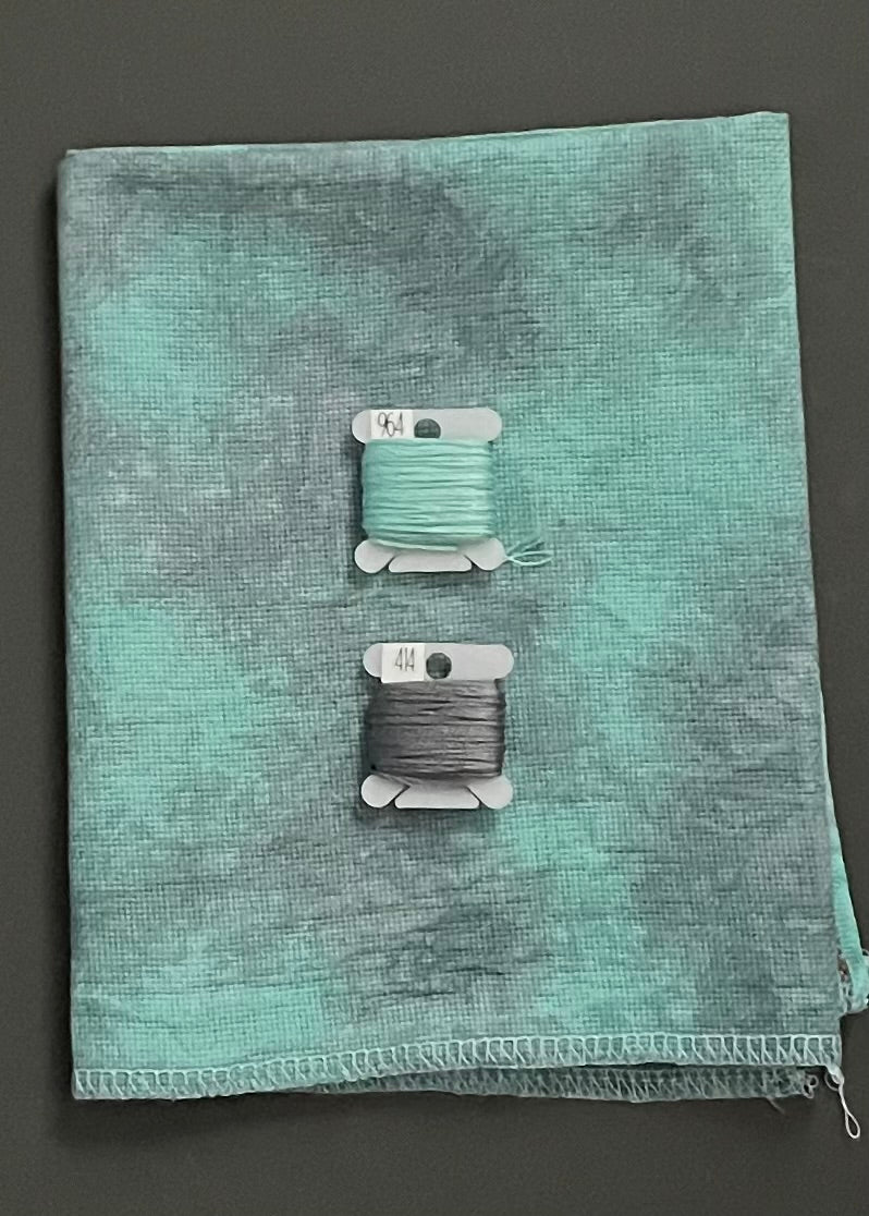 18ct aida - 18x29 - Turquoise - Light