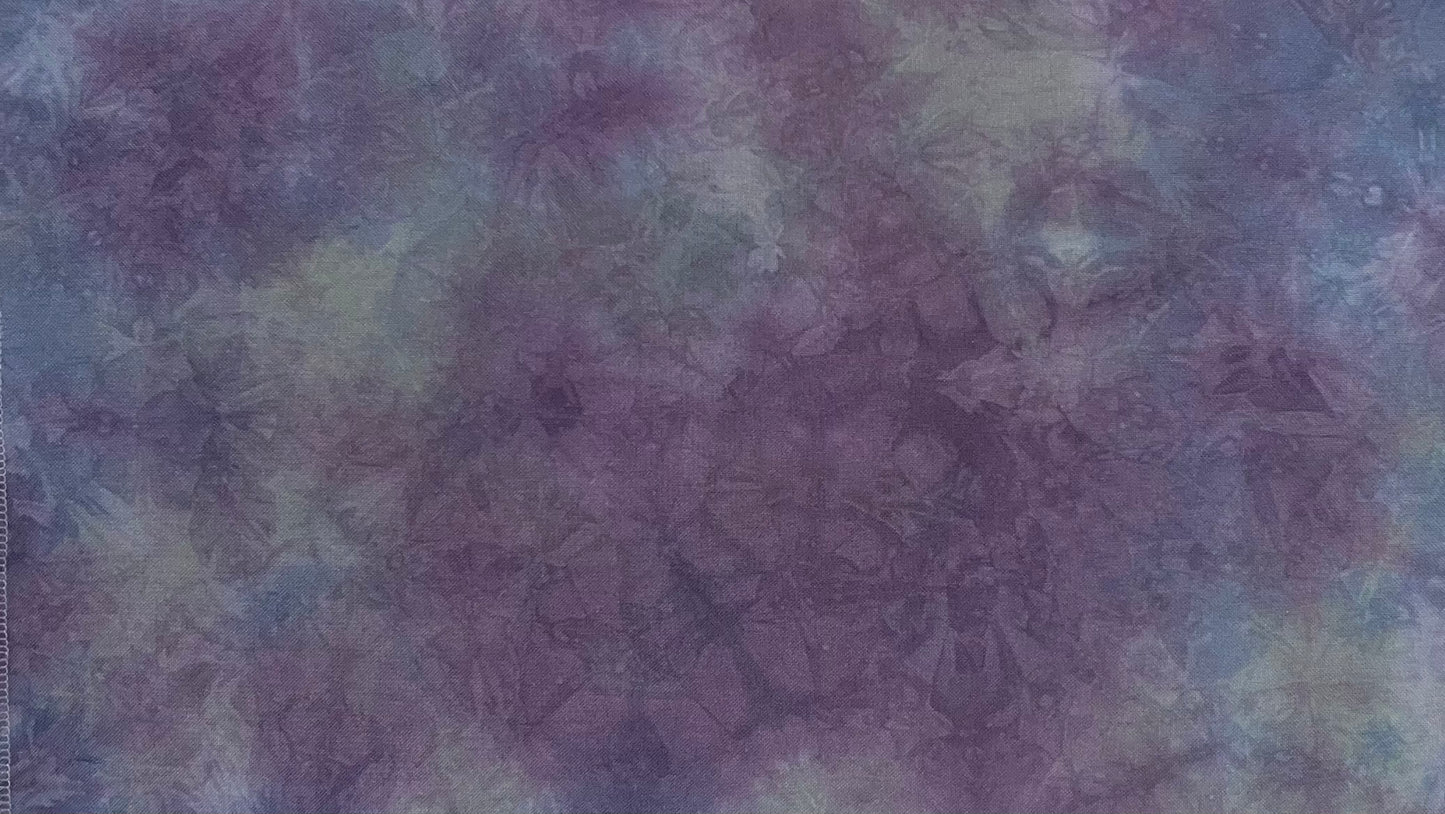 28ct lugana - 18x27 - Purple, Blue, & Green SOLO