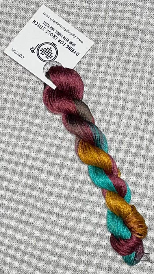 Cotton hand dyed floss - Vermont