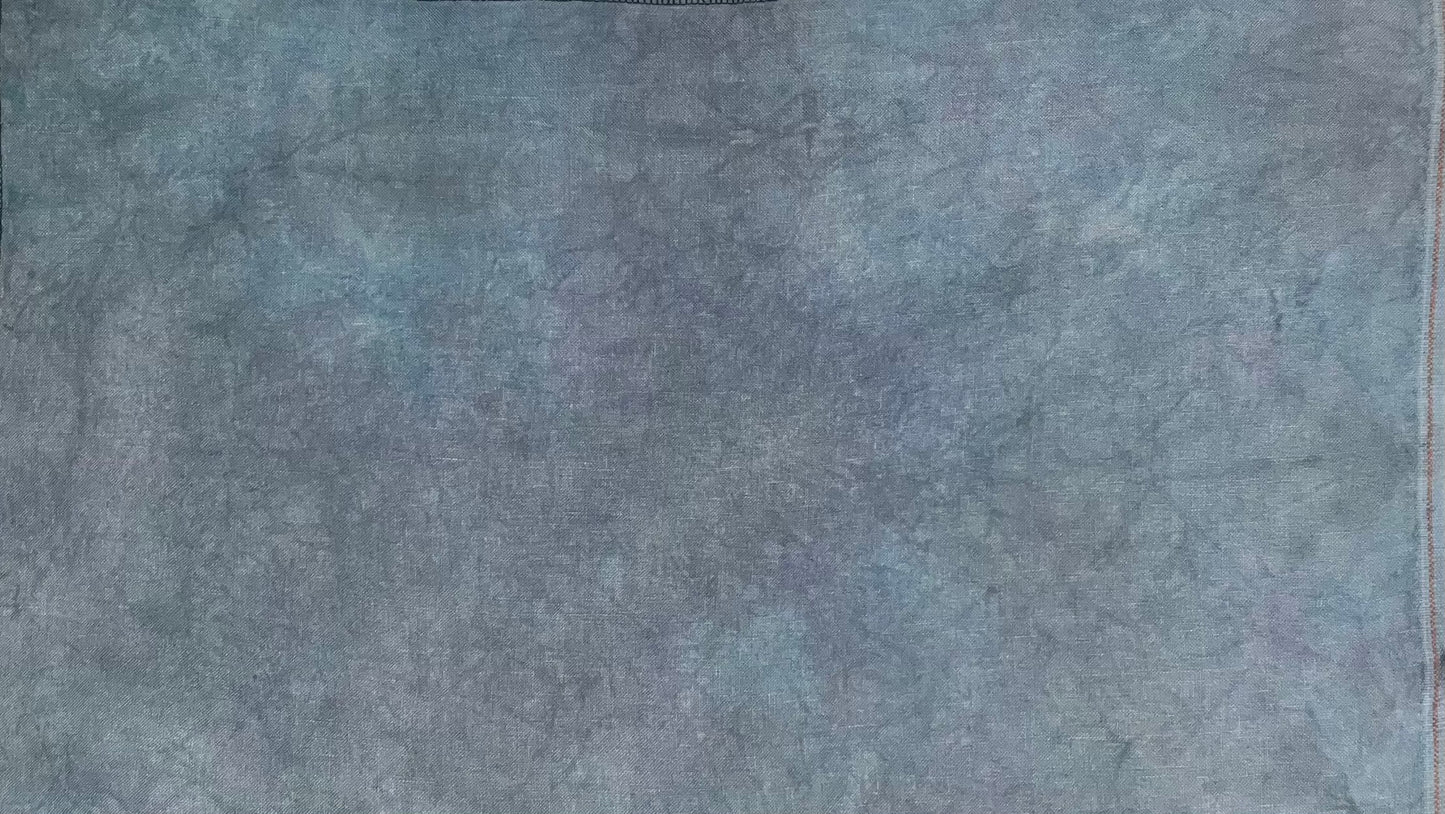 32ct linen misfit - Fat Quarter - Grays & Blues