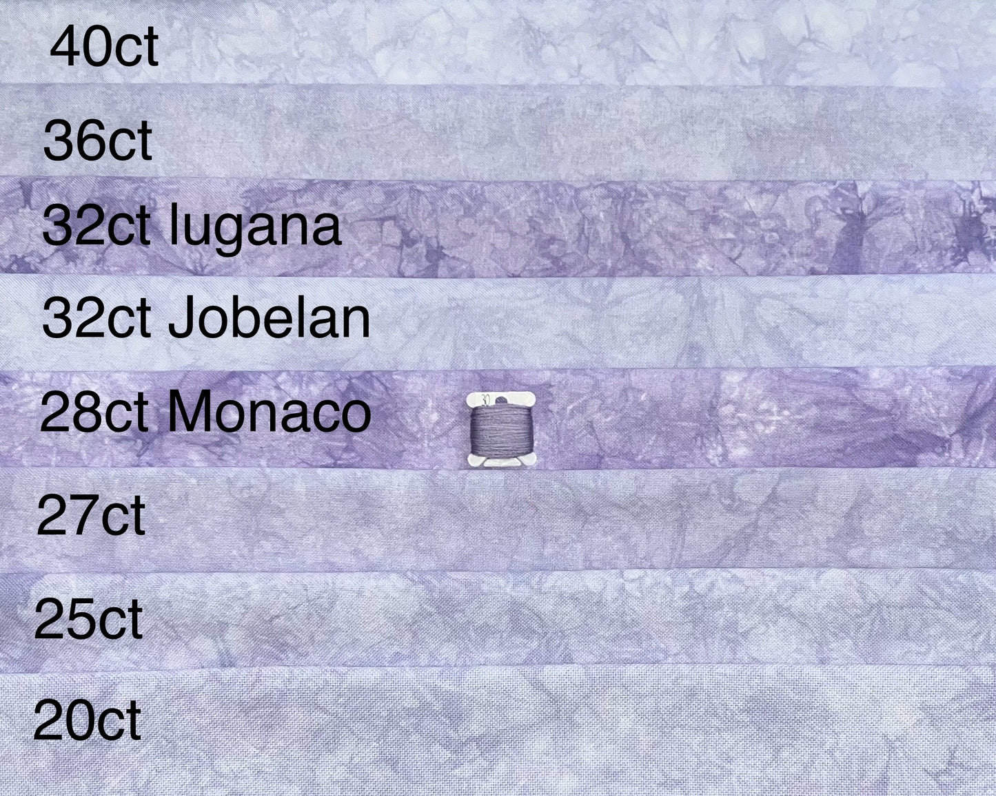 36ct lugana - Fat Quarter - March 2025 FOTM