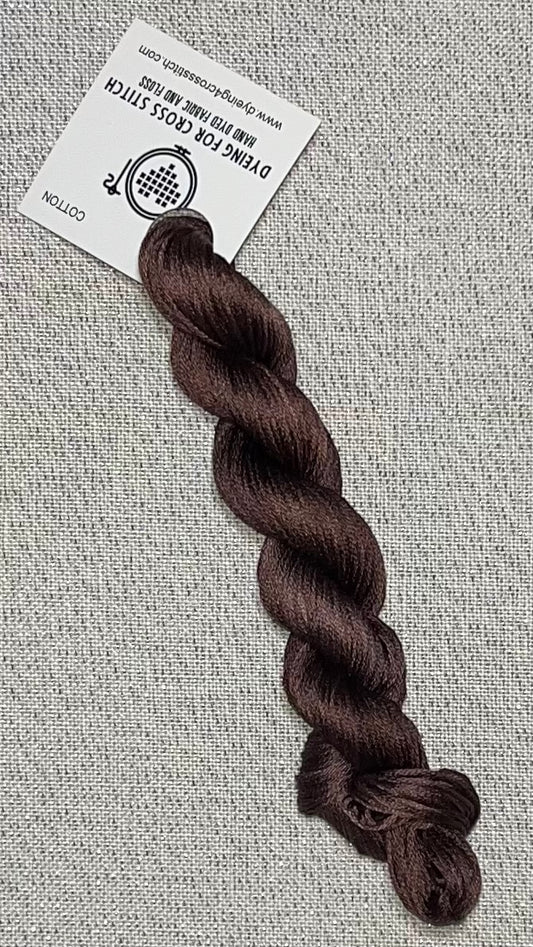 Cotton hand dyed floss - Rookwood