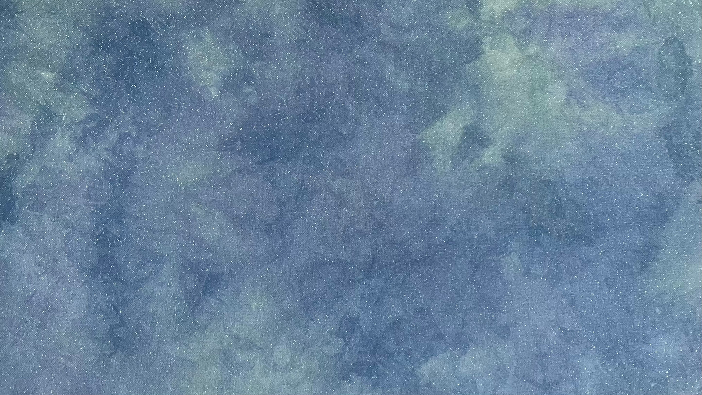 28ct opal lugana misfit - Fat Quarter - Blues, Purples, & Greens