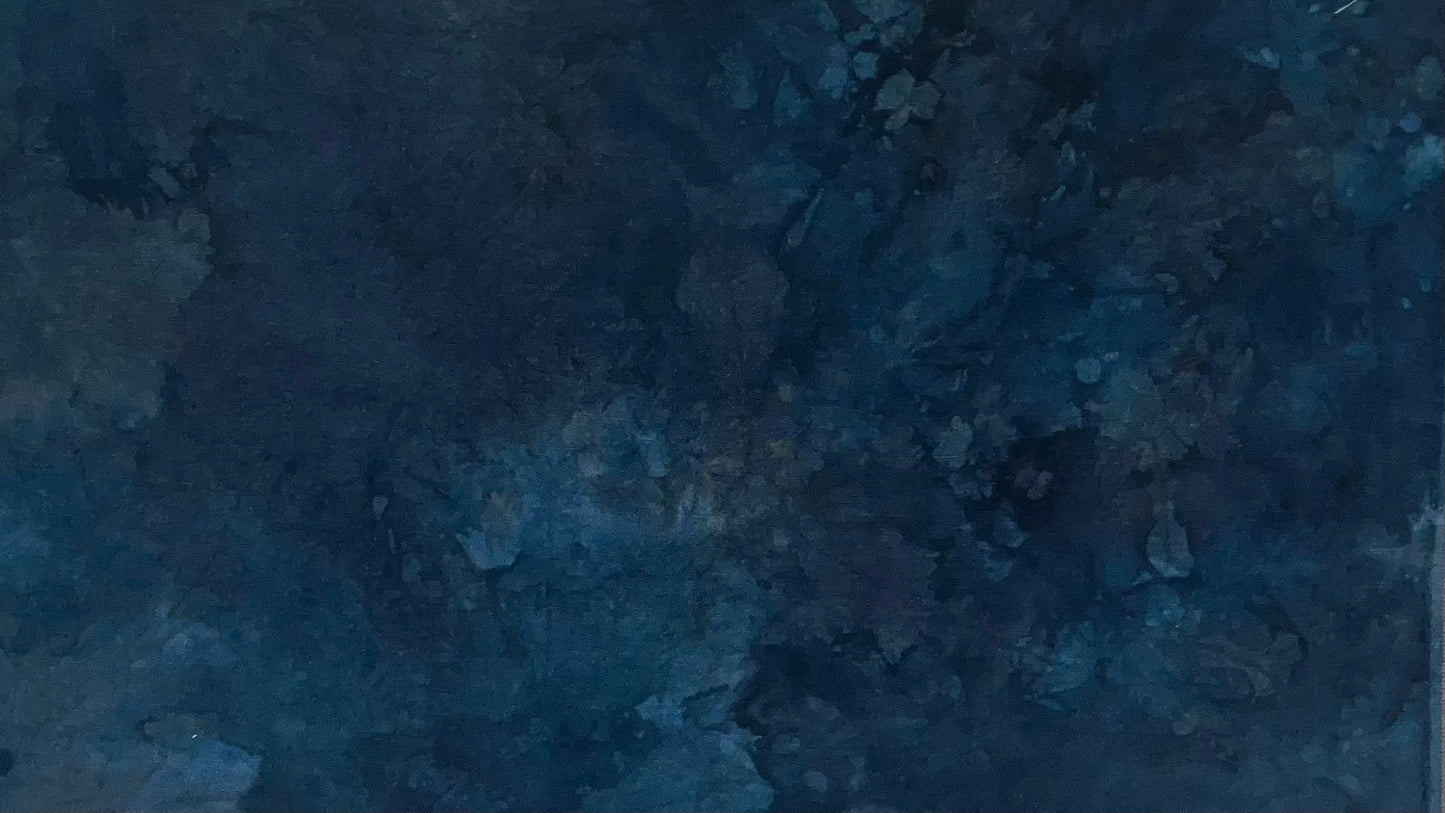 40ct linen misfit - Fat Quarter - Blues & Blacks