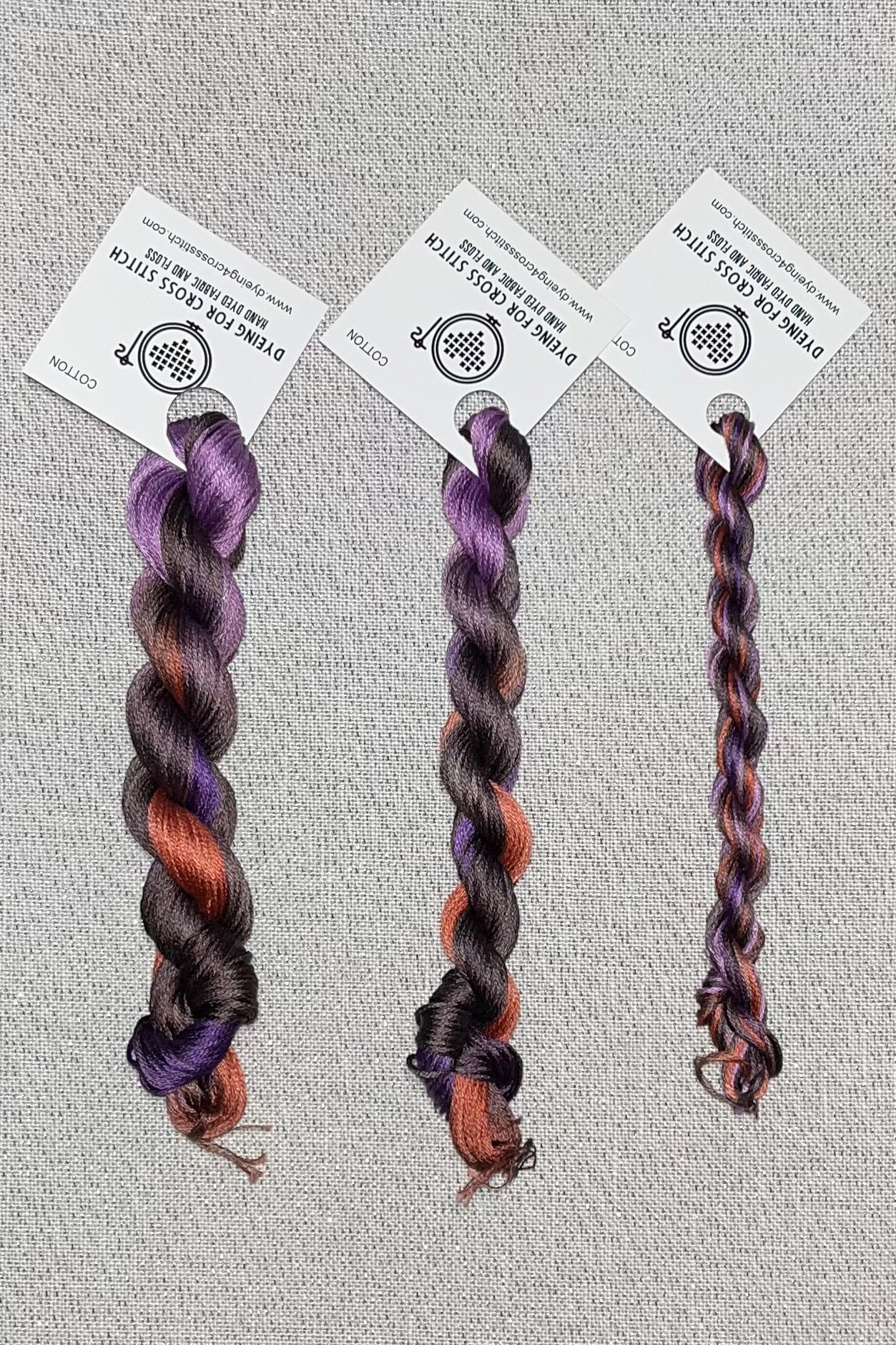 Cotton hand dyed floss - Sahara Night