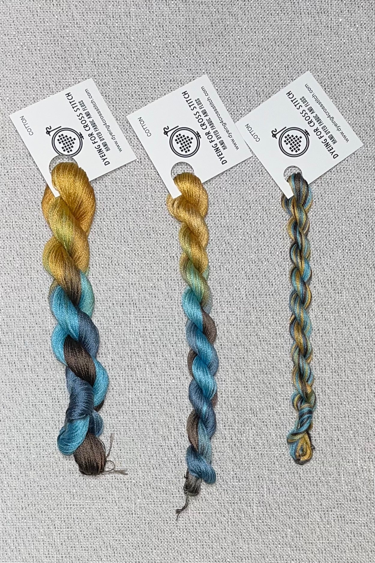 Cotton hand dyed floss - Bookworm