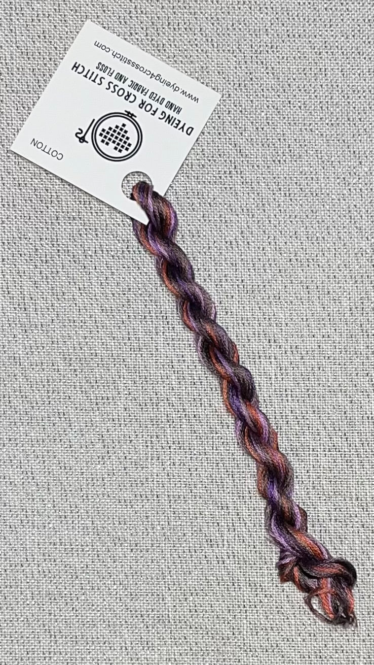 Cotton hand dyed floss - Sahara Night