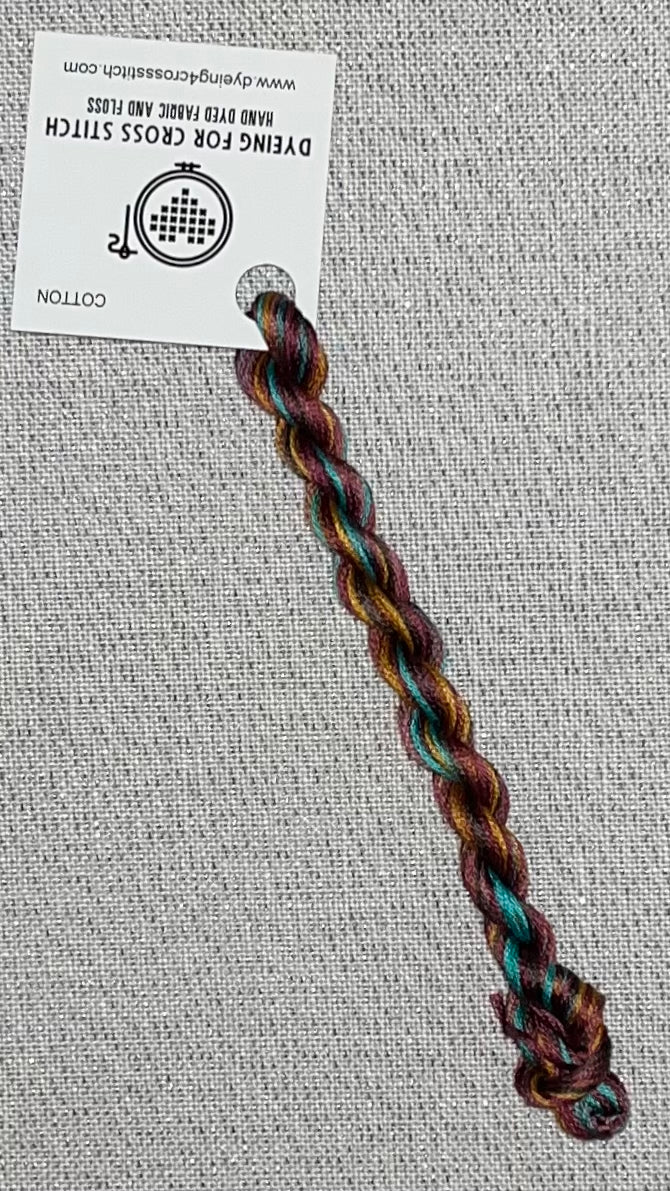 Cotton hand dyed floss - Vermont