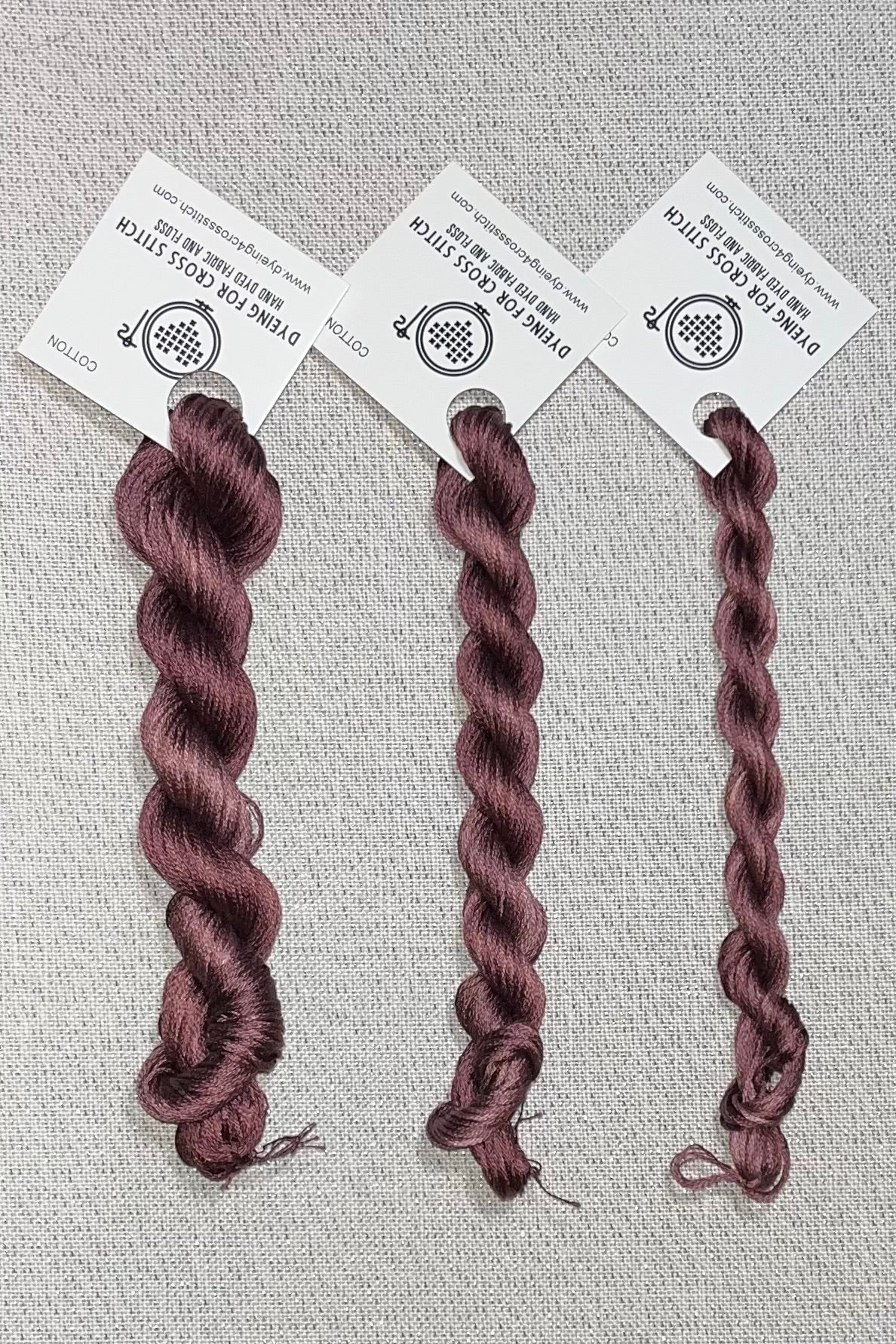 Cotton hand dyed floss - Sommelier