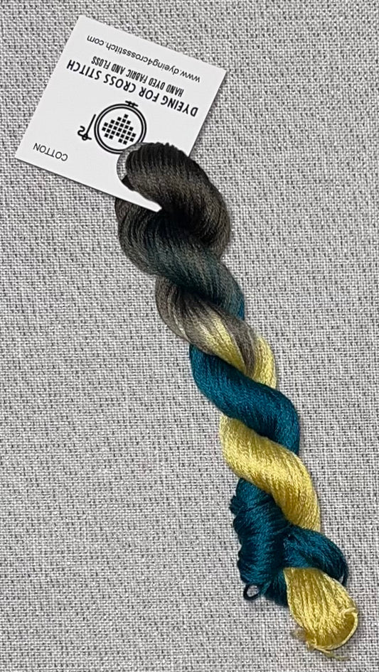 Cotton hand dyed floss - Logan