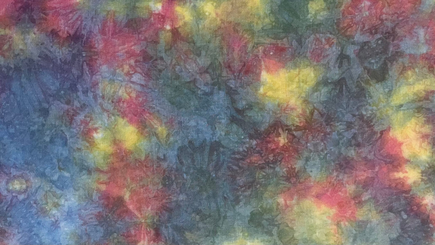 36ct linen misfit - Fat Quarter - Multi A