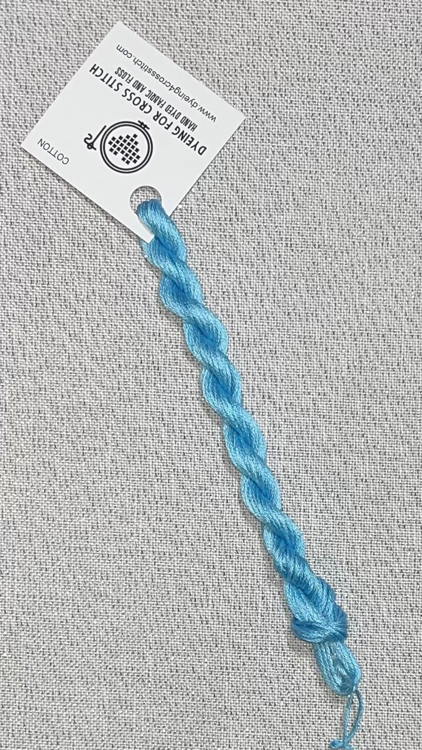 Cotton hand dyed floss - Ebbtide