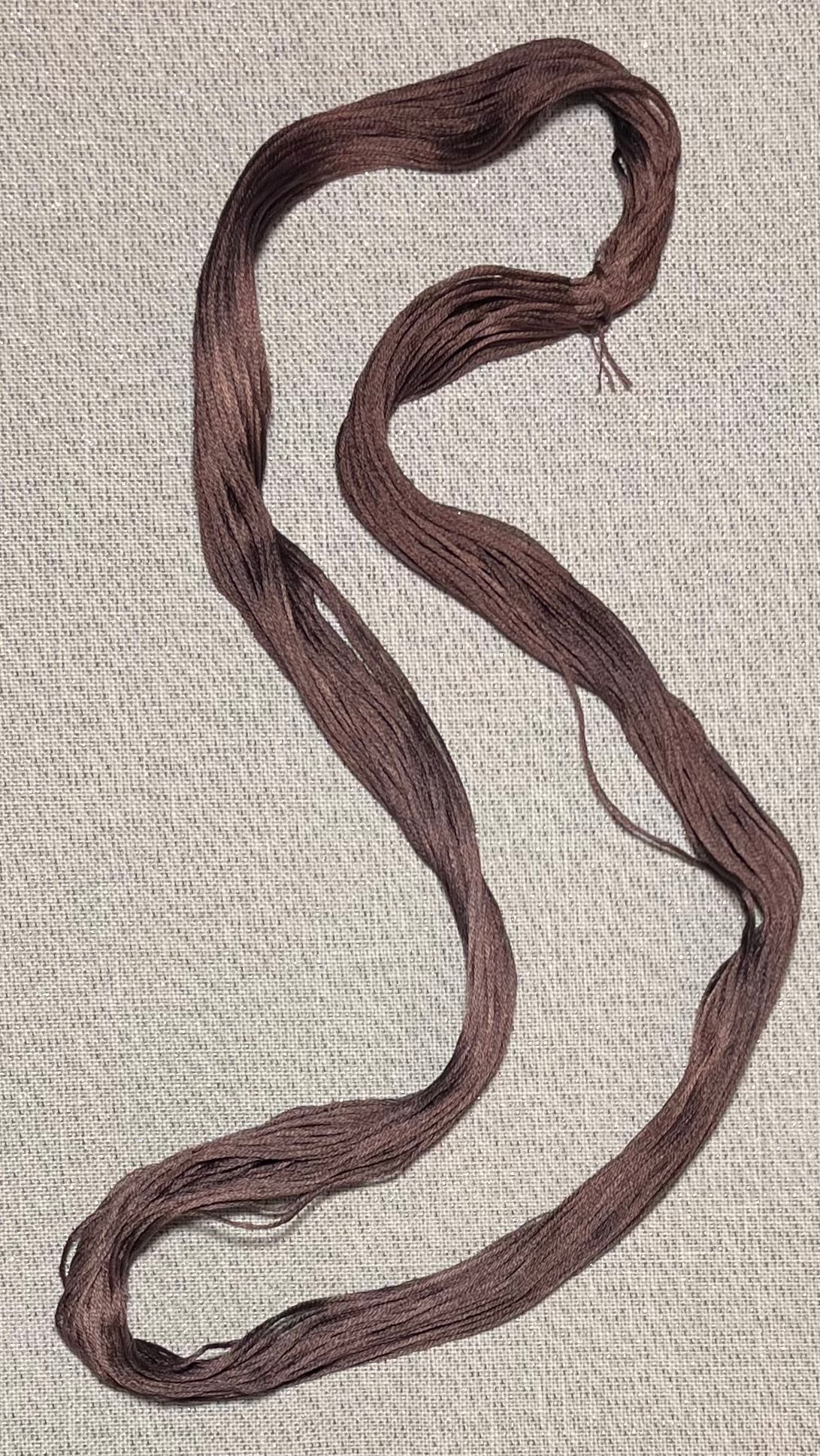 Cotton hand dyed floss - Kobicha