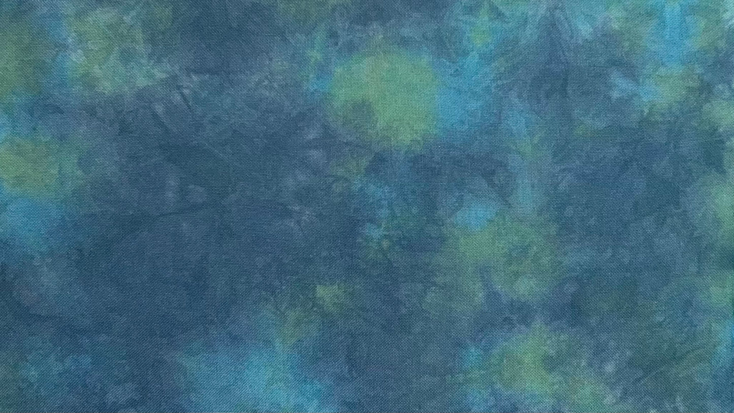 20ct lugana - 18x27 - Blues & Greens SOLO