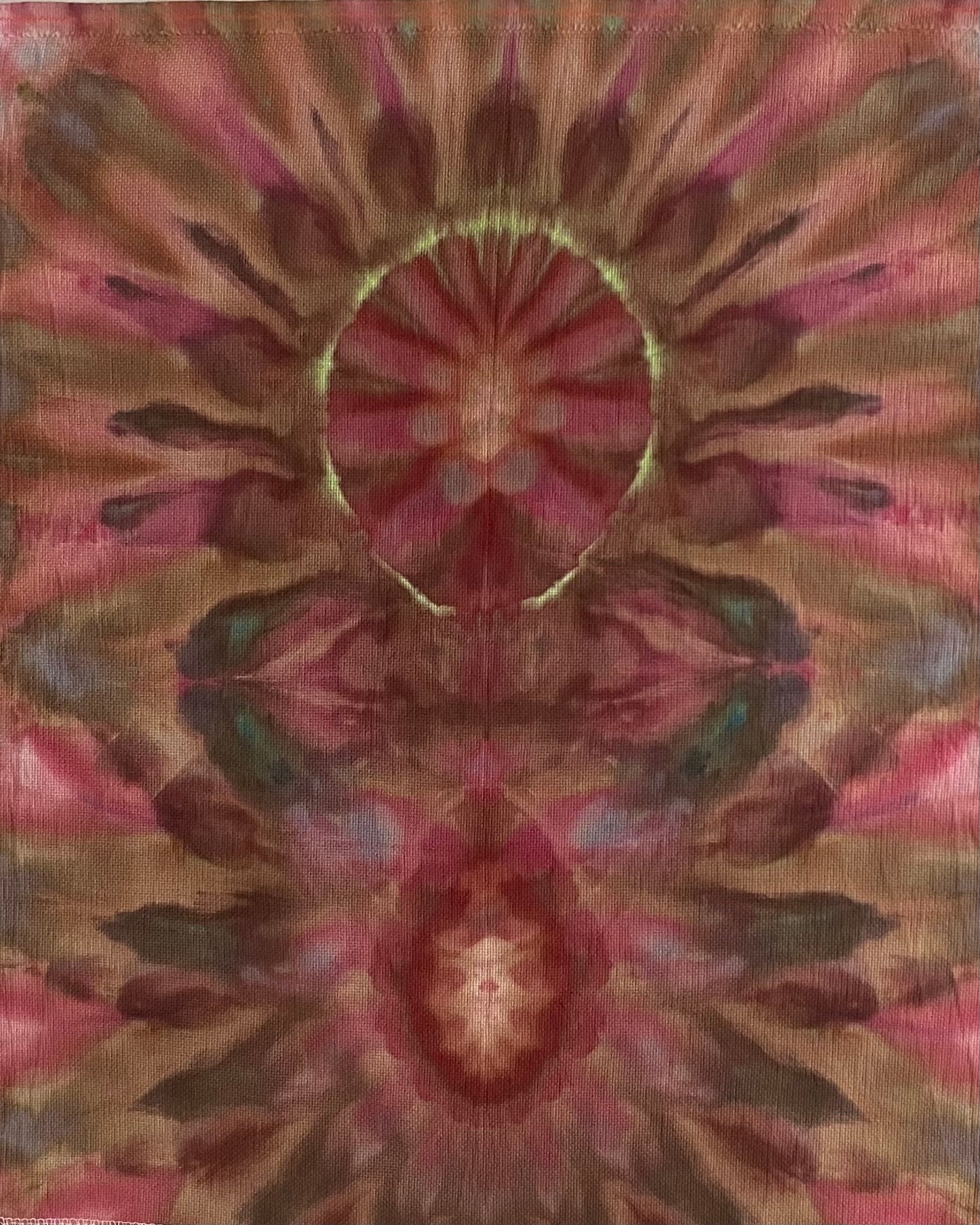 20ct aida - Fat Quarter - Ice Dye 15 flaw