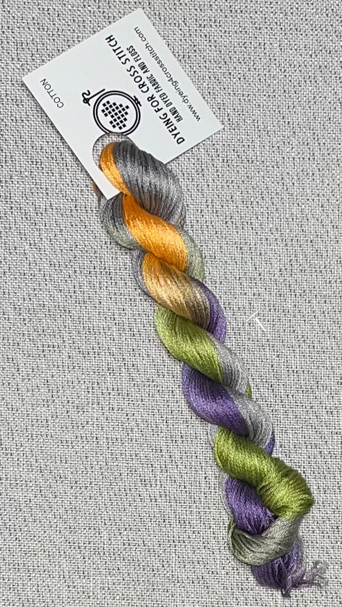 Cotton hand dyed floss - Toil & Trouble