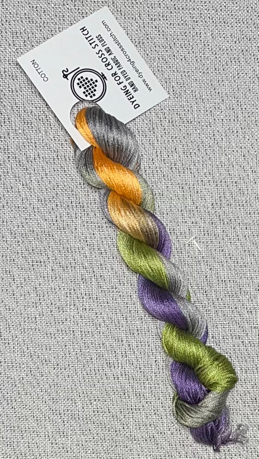 Cotton hand dyed floss - Toil & Trouble