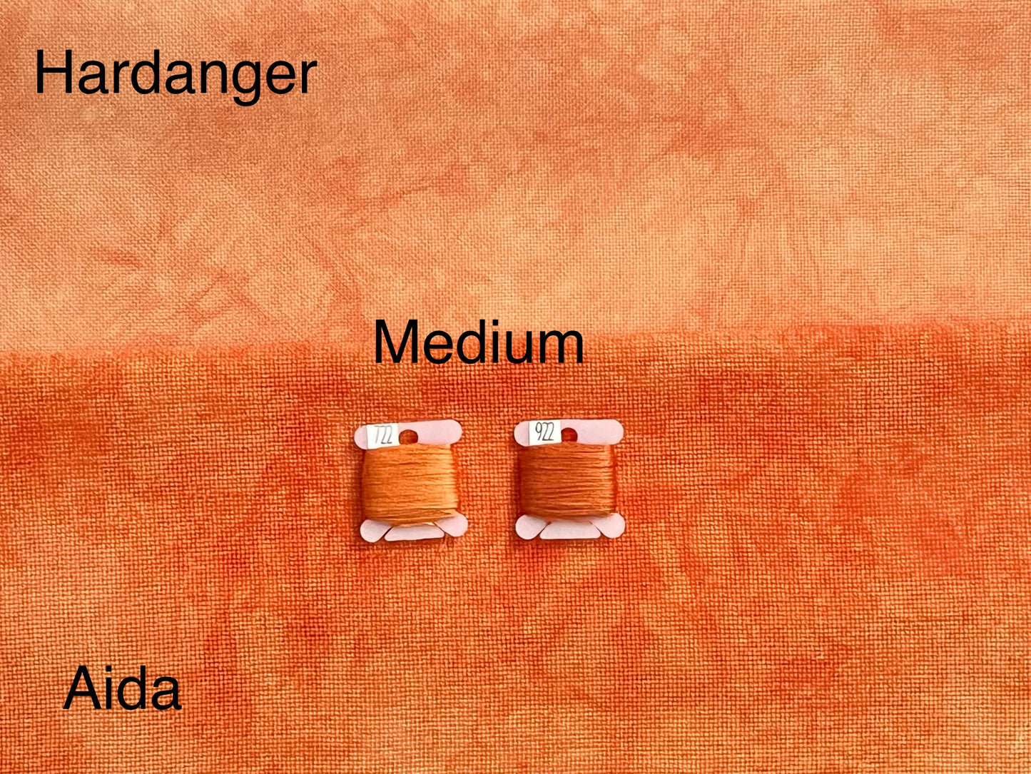 16ct aida - Fat Quarter - Fiery Sky - Medium