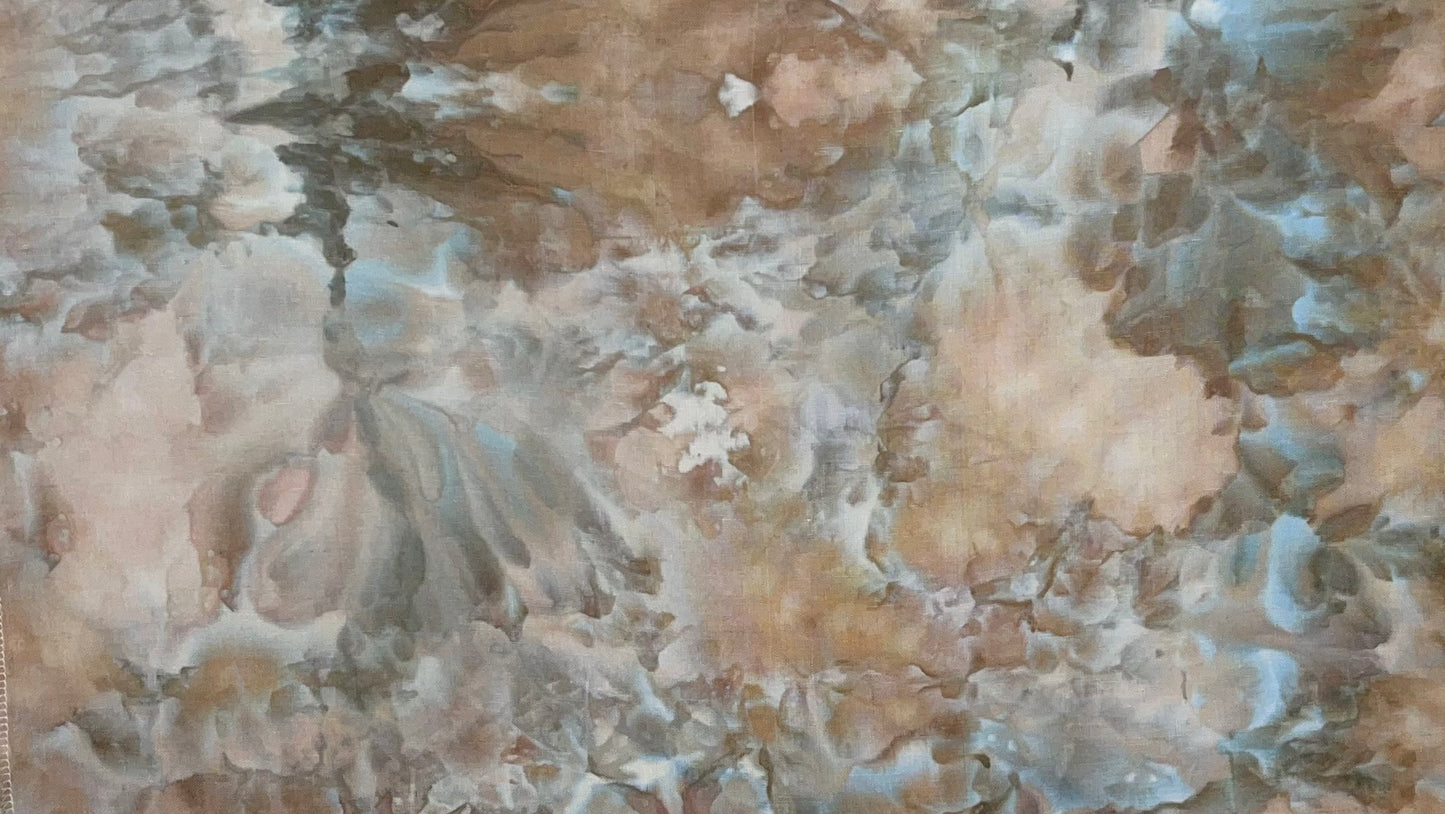 40ct linen - 18x27 - Ice Dyed 10