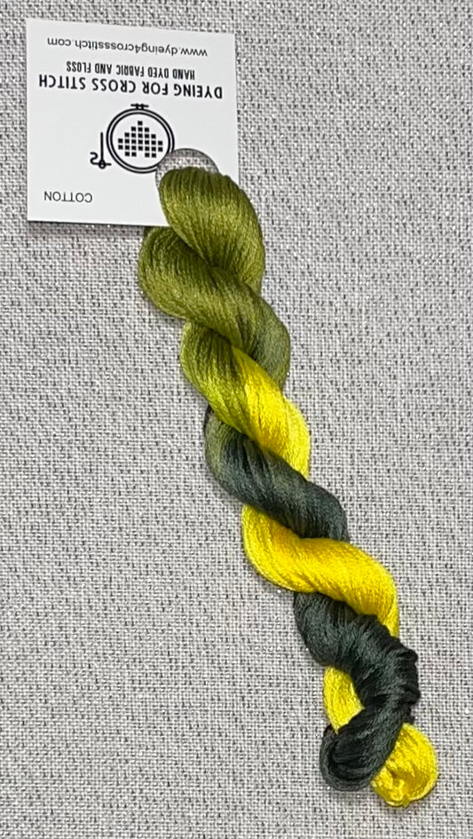 Cotton hand dyed floss - Trumpet