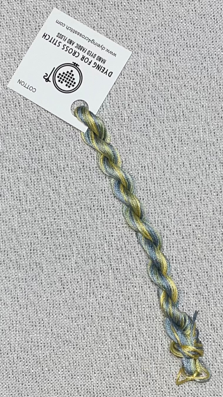 Cotton hand dyed floss - Queen Bee