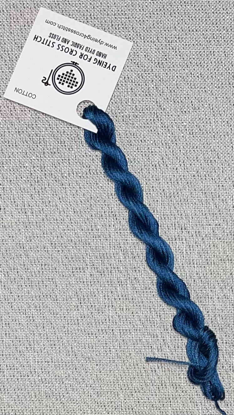 Cotton hand dyed floss - Frank