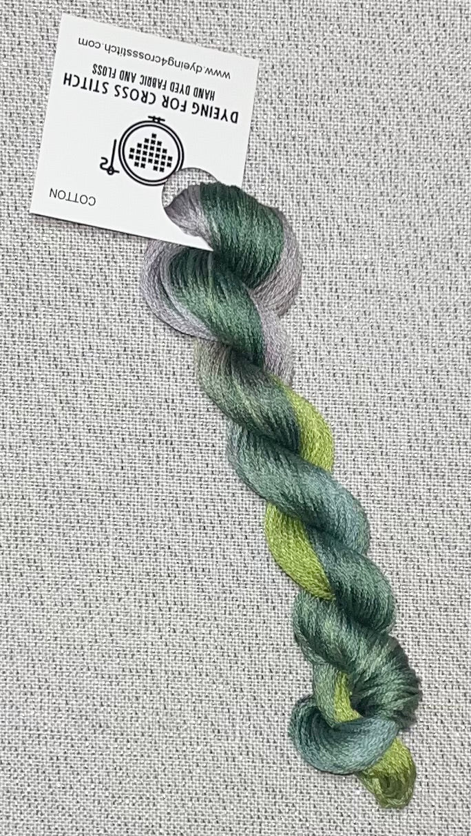 Cotton hand dyed floss - Pine Ridge