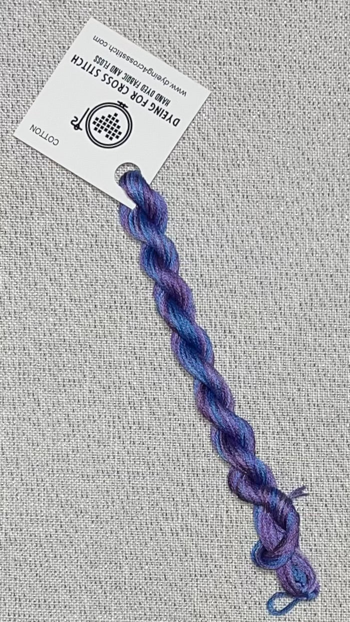 Cotton hand dyed floss - Just a Fairy Tale
