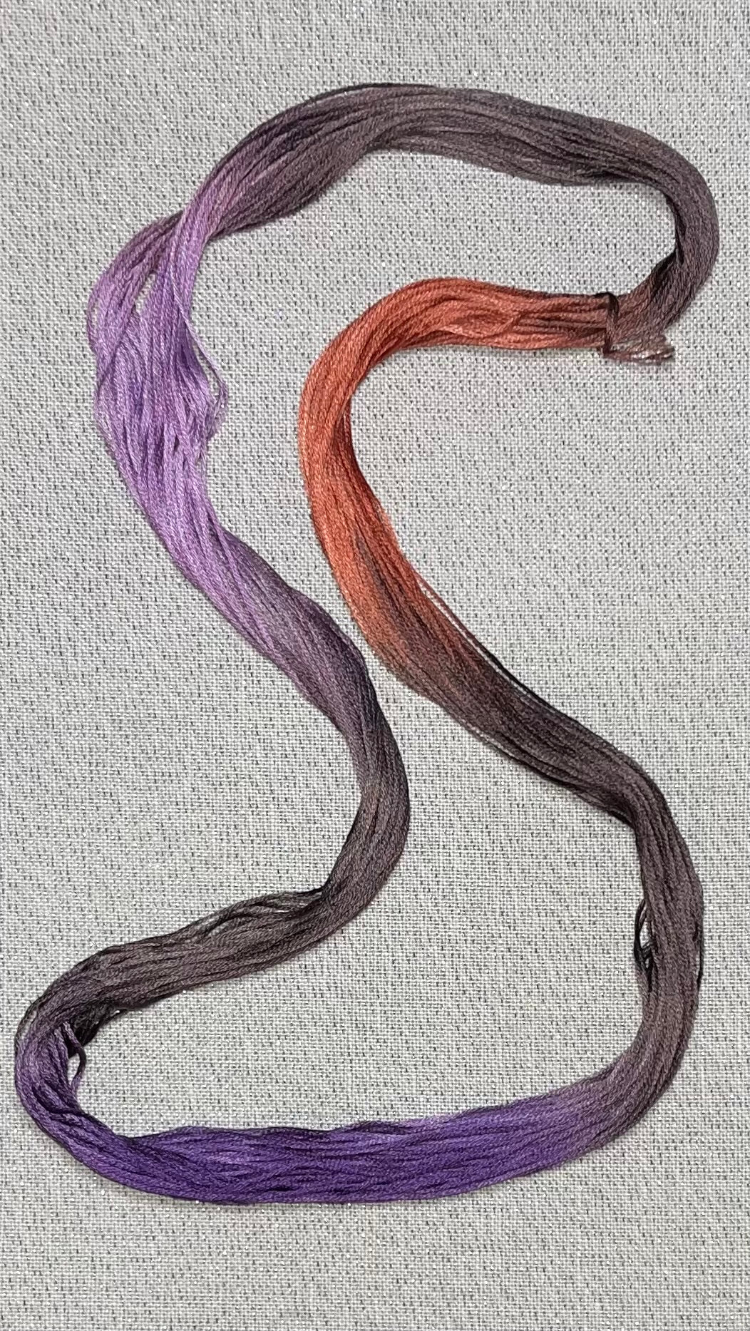 Cotton hand dyed floss - Sahara Night