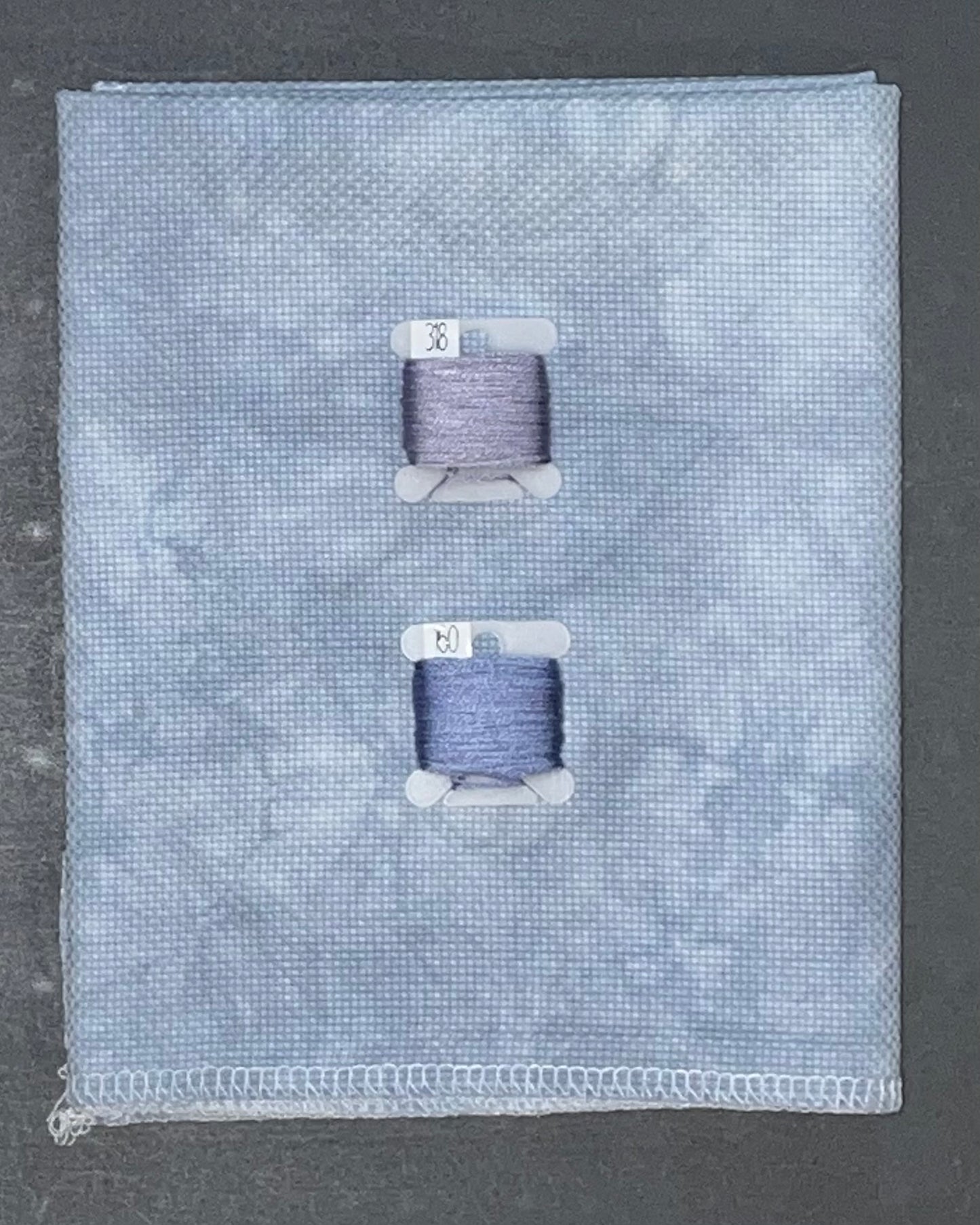 32ct lugana - 18x27 - Harbor Haze
