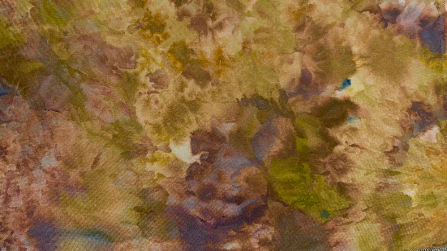 28ct linen misfit - Fat Quarter - Ice Dyed