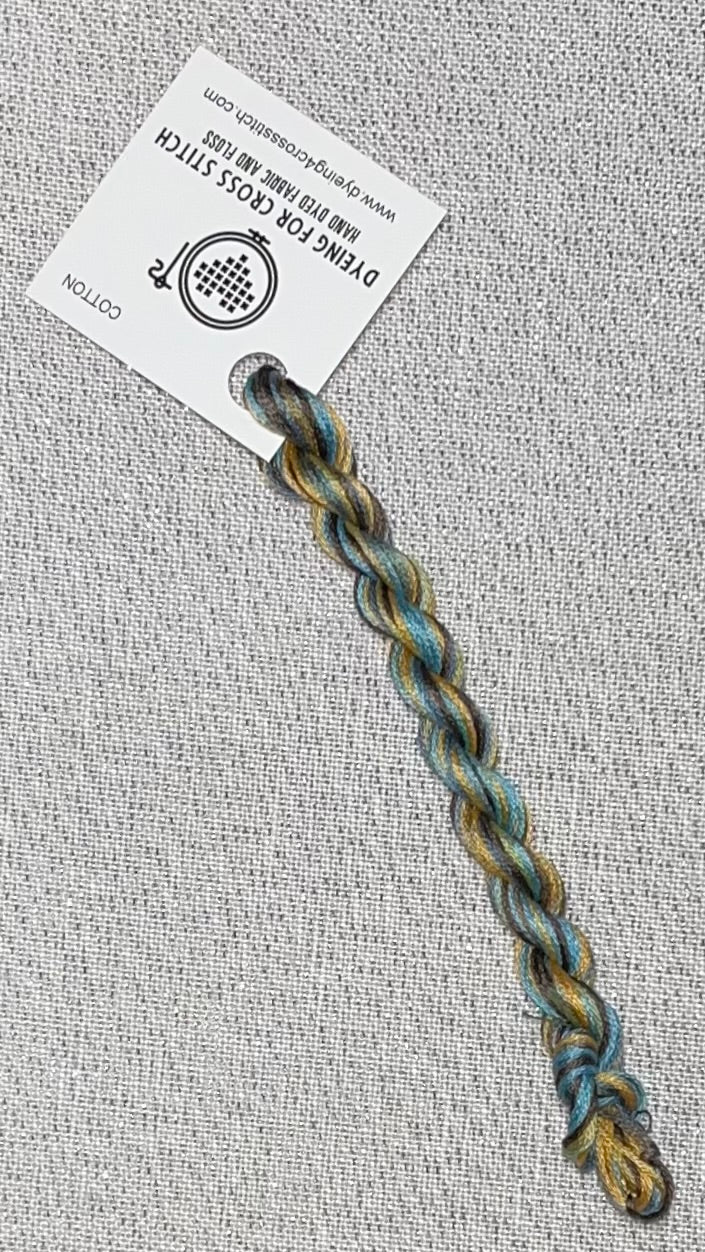 Cotton hand dyed floss - Bookworm