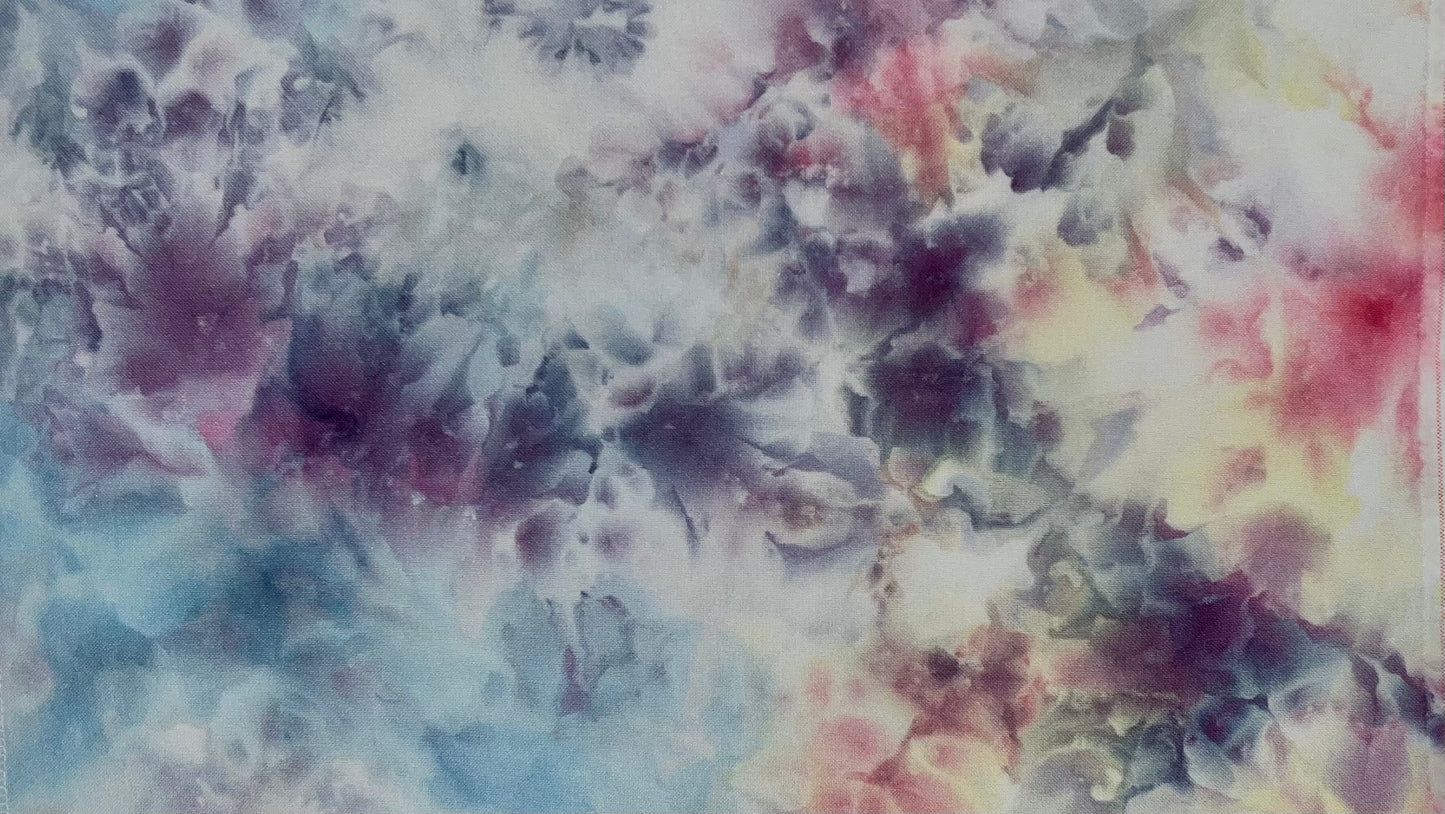 28ct lugana - 18x27 - Ice Dyed 4A