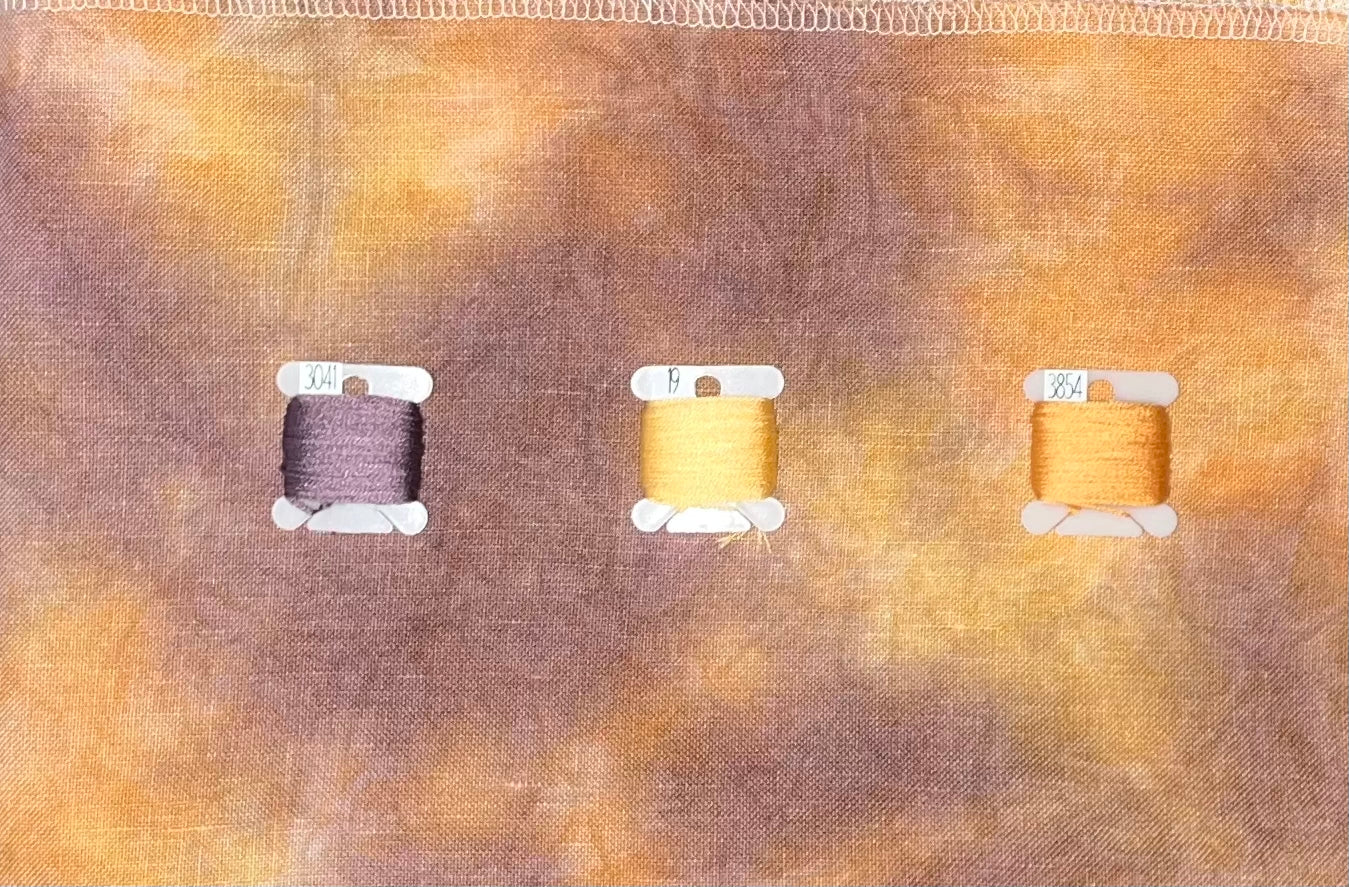 32ct linen - 18x27 - October FOTM