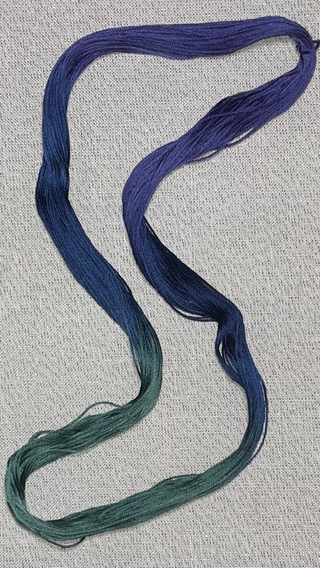 Cotton hand dyed floss - African Violets