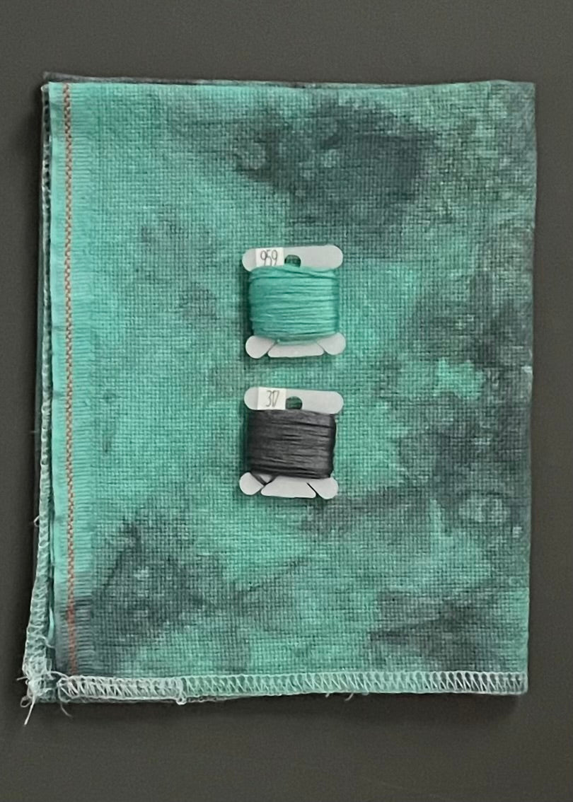 16ct aida - 18x29 - Turquoise - Medium