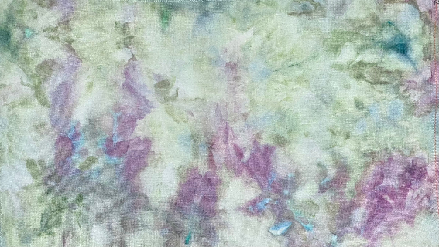 32ct linen - 18x27 - Ice Dyed 9B