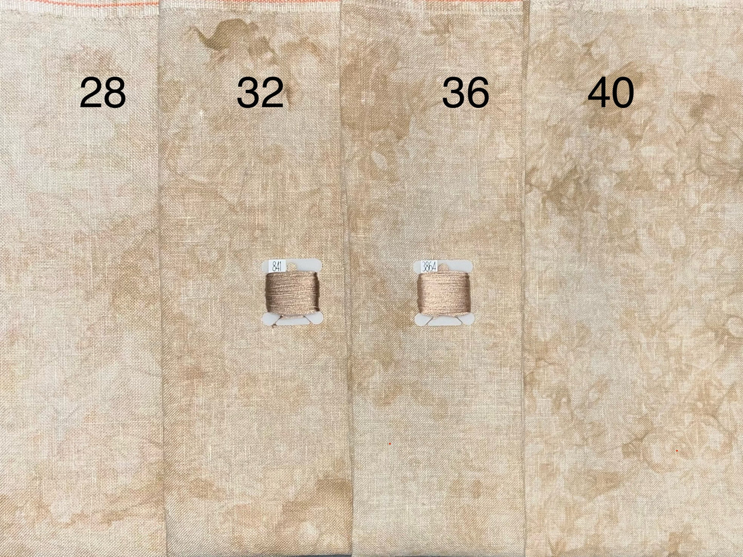 28ct linen - 18x27 - January 2024 FOTM