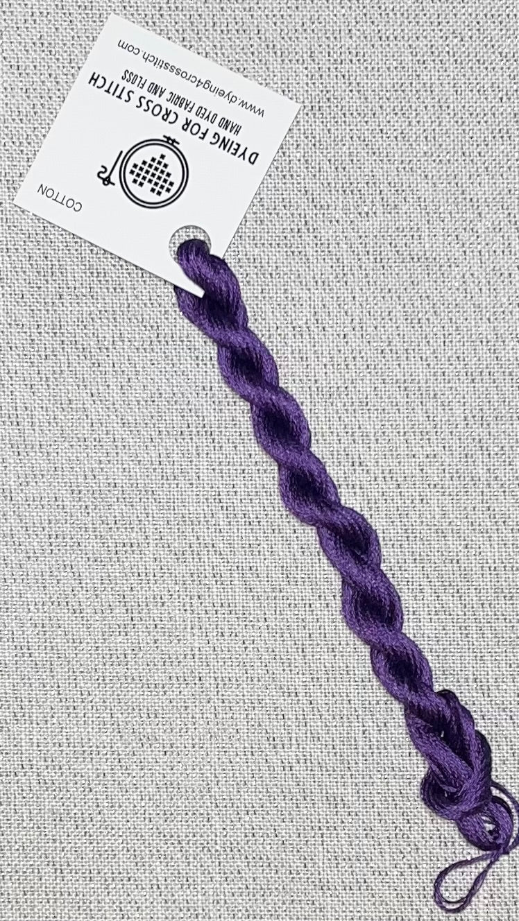 Cotton hand dyed floss - Concord