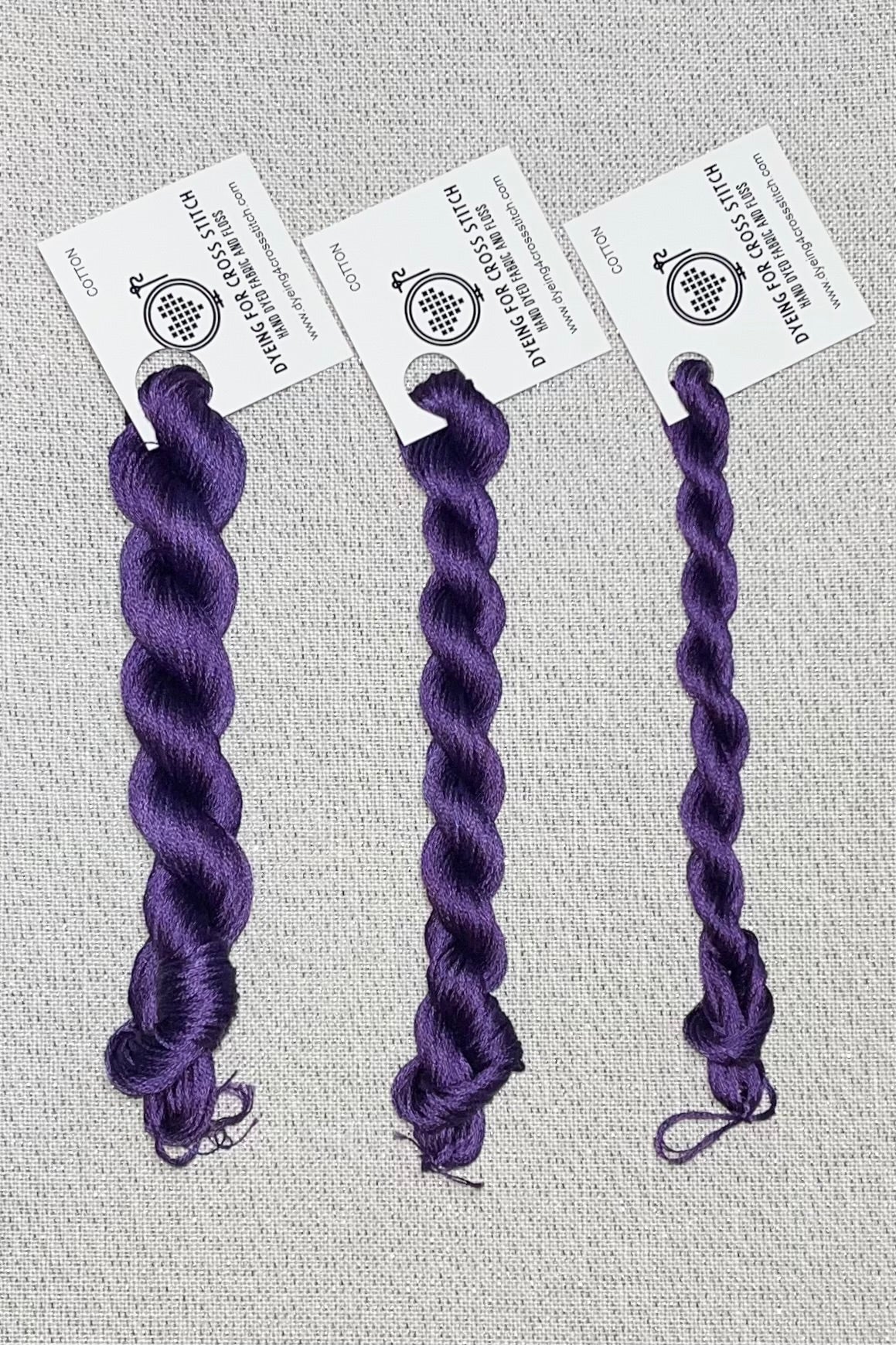 Cotton hand dyed floss - Concord