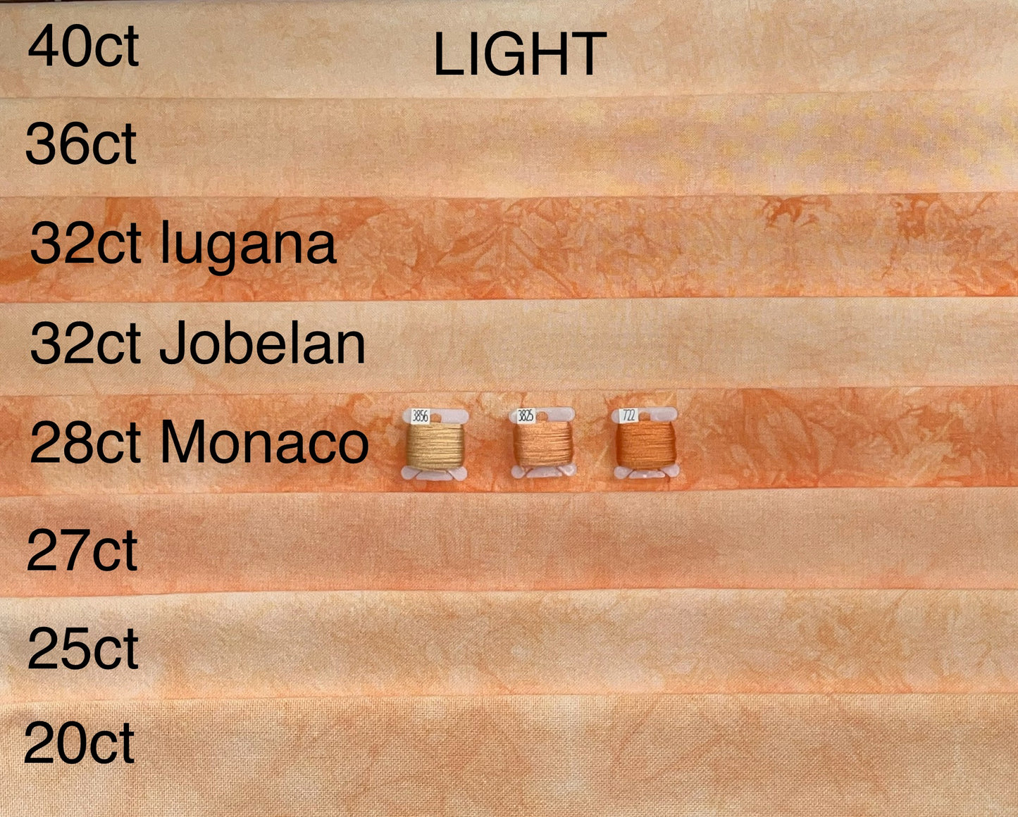40ct lugana - Fat Quarter - Fiery Sky - Light