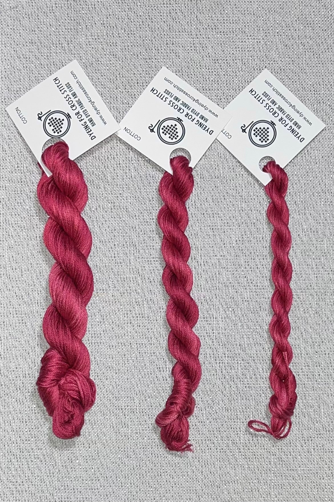 Cotton hand dyed floss - Rave