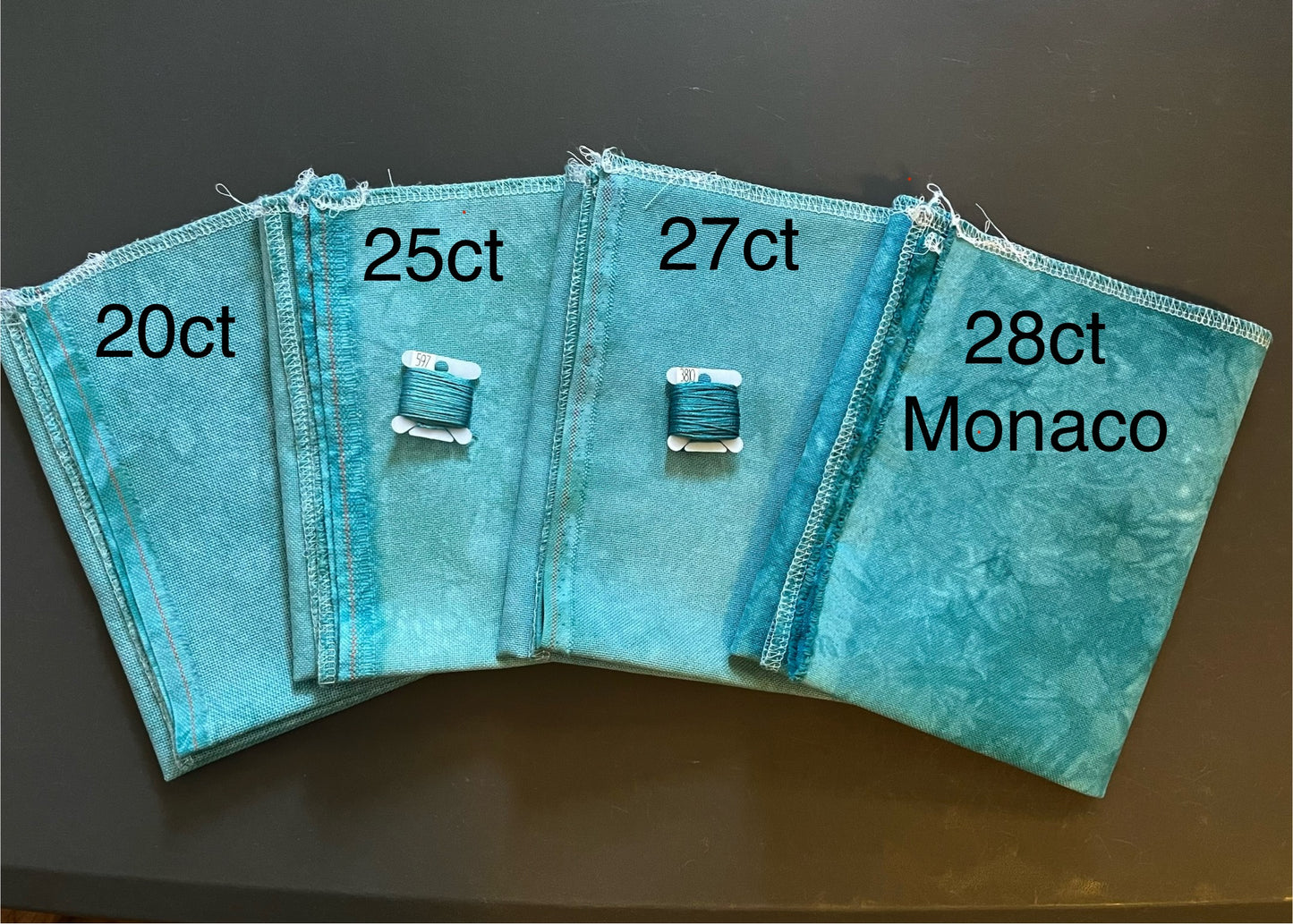 28ct monaco - 18x27 - March 2024 FOTM - flaw on fabric